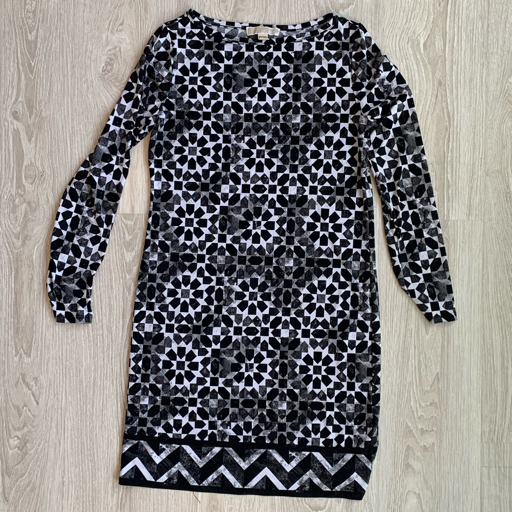 Michael Kors Retro Geometric 70s 80s Dress 🖤